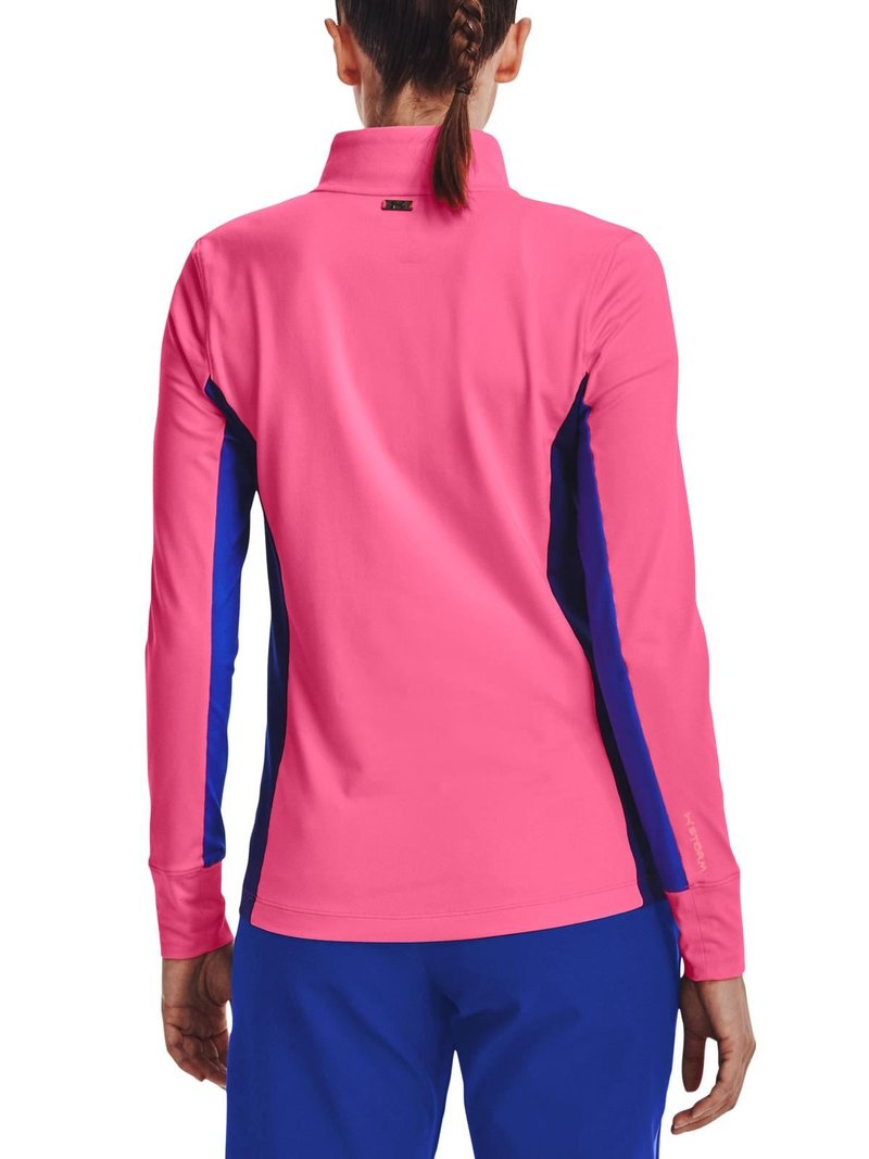 Under Armour Storm Midlayer 1/2 Zip Damen Sweatshirt, rosa