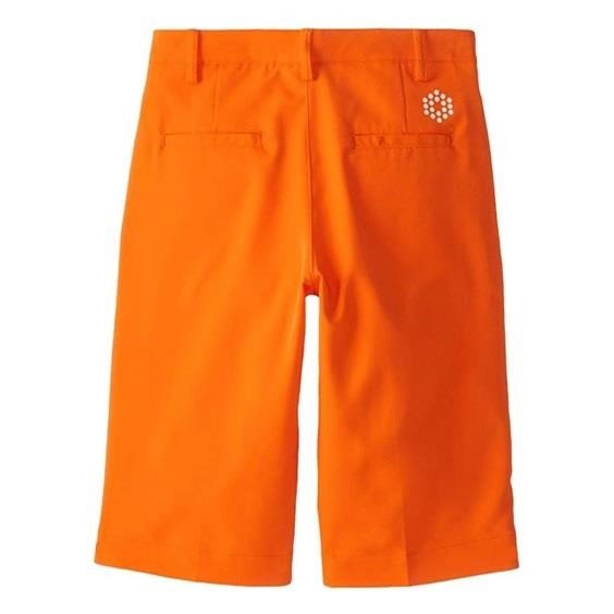 Puma Golf Tech Junior Golf Shorts, orange