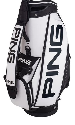 Ping Tour Staffbag, schwarz/weiss