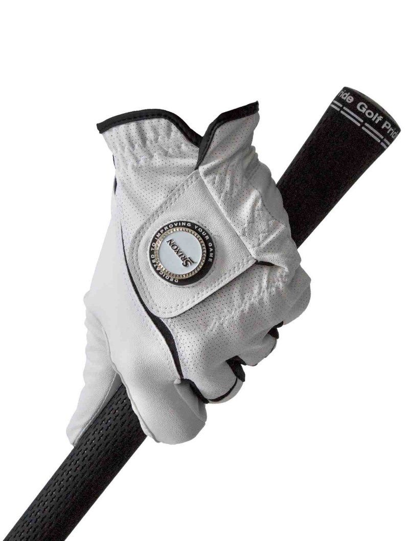 Srixon All Weather Ball Marker Kinder Golfhandschuh, weiß