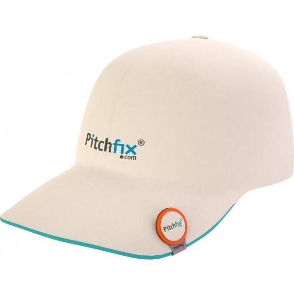 Pitchfix Orange Golf Magnetic Cap Clip mit Ballmarker