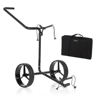 JuCad Carbon Shadow 2-rädrig Manuell Golftrolley + Tragetasche