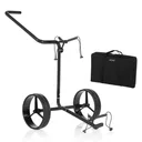 JuCad Carbon Shadow 2-rädrig Manuell Golftrolley + Tragetasche