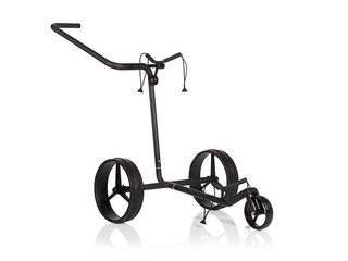 JuCad Carbon Shine 3-wheeled Manuell Golftrolley + Tragetasche