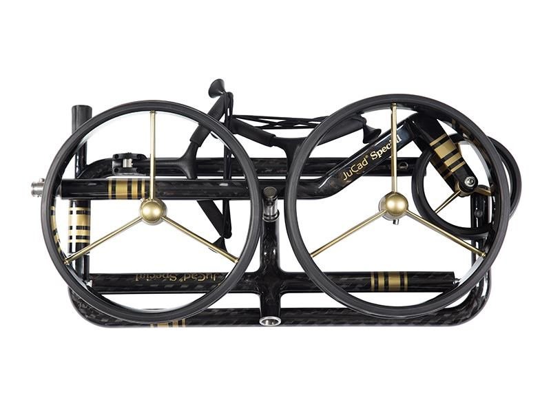 JuCad Carbon Special Manuell Golftrolley + Tragetaschea