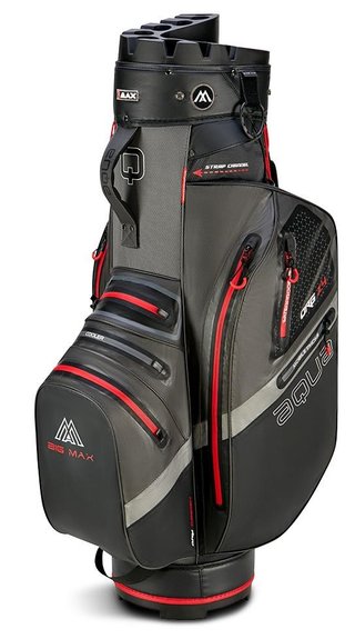 Big Max Aqua Silencio 4 Cartbag, grau/schwarz/rot
