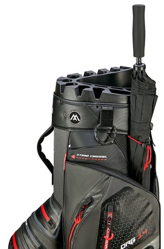 Big Max Aqua Silencio 4 Cartbag, grau/schwarz/rot