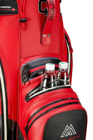 Big Max Aqua Silencio 4 Cartbag, rot/schwarz