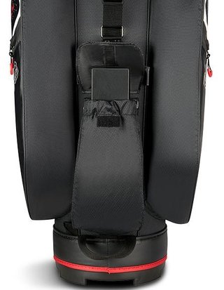 Big Max Aqua Silencio 4 Cartbag, weiss/schwarz/rot