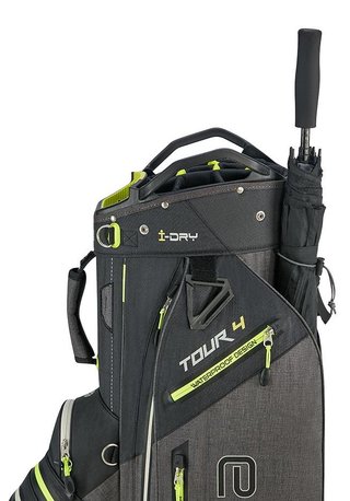 Big Max Aqua Tour 4 Cartbag, schwarz/grau/limette