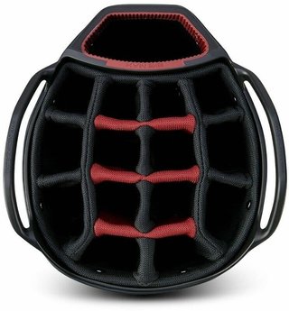 Big Max Aqua Tour 4 Cartbag, white/black/merlot