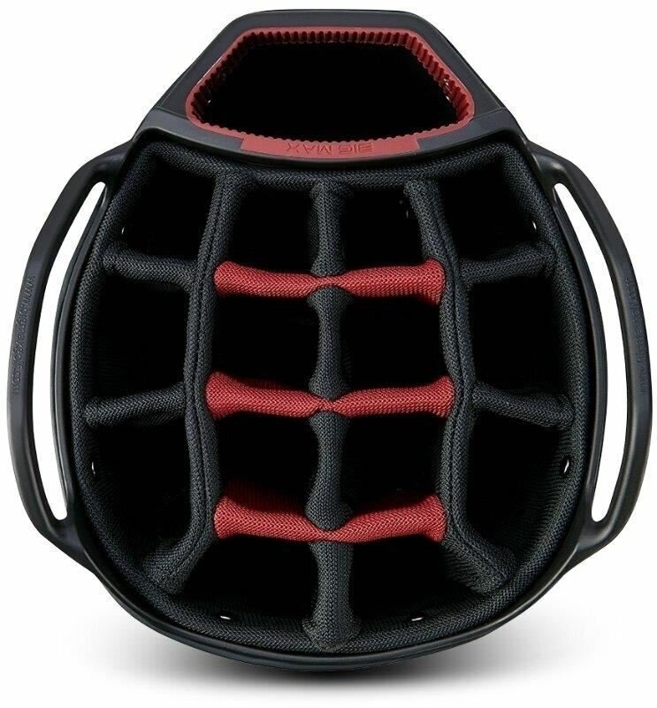 Big Max Aqua Tour 4 Cartbag, white/black/merlot