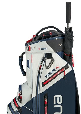 Big Max Aqua Tour 4 Cartbag, weiss/dunkelblau/rot