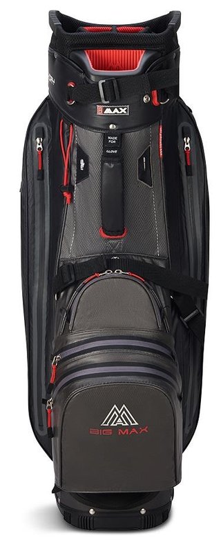 Big Max Aqua Sport 360 Cartbag, grau/schwarz/rot