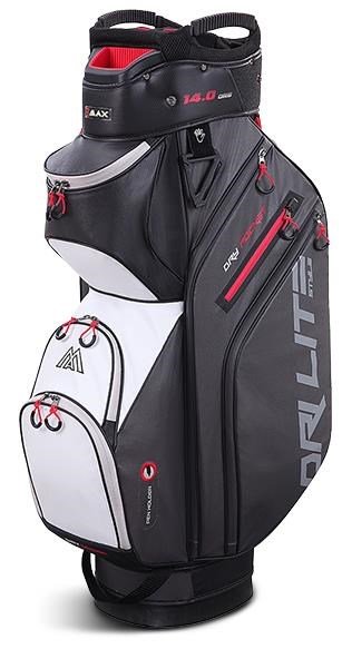Big Max Dri Lite Style Cartbag, grau/weiss/rot