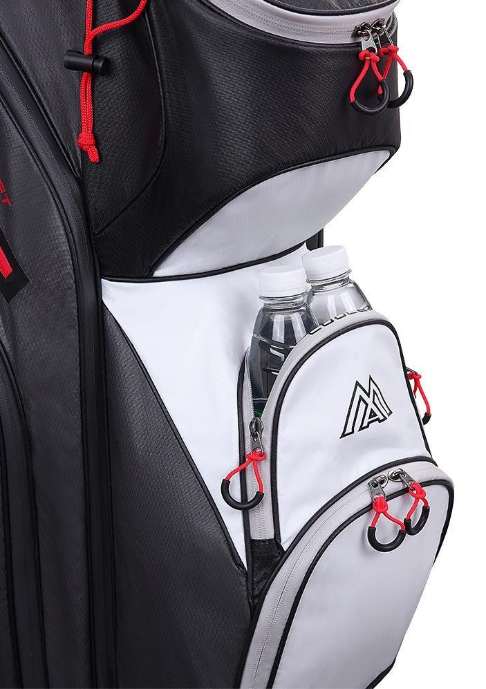 Big Max Dri Lite Style Cartbag, grau/weiss/rot