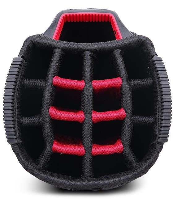 Big Max Dri Lite Style Cartbag, grau/weiss/rot