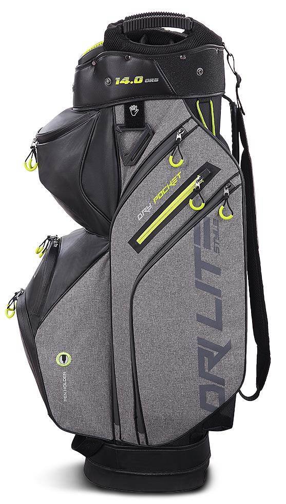 Big Max Dri Lite Style Cartbag, grau/schwarz/limette