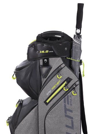 Big Max Dri Lite Style Cartbag, grau/schwarz/limette