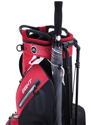 Big Max Aqua Eight G Standbag, rot/schwarz