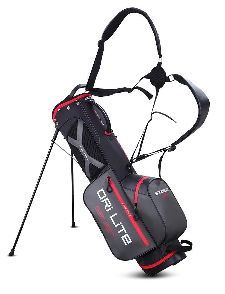 Big Max Dri Lite Seven G Standbag, schwarz/rot