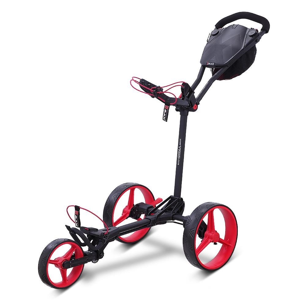 Big Max Blade Trio Golftrolley, schwarz/rot