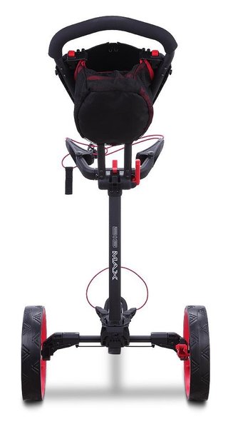 Big Max Blade Trio Golftrolley, schwarz/rot
