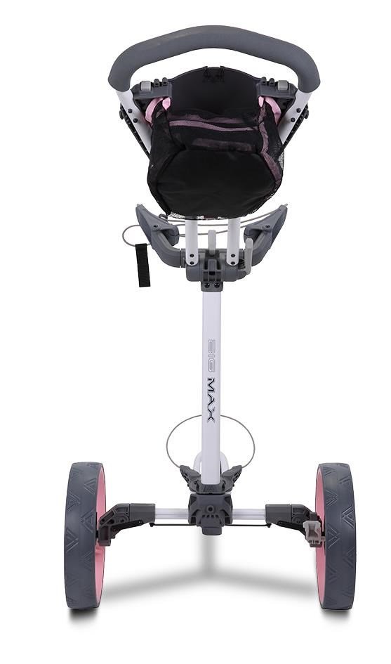 Big Max Blade Trio Golftrolley, weiss/rosa