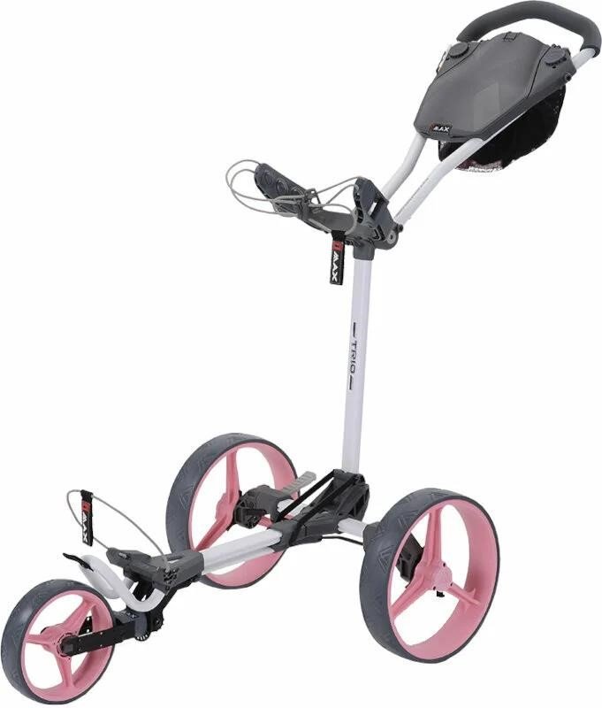Big Max Blade Trio Golftrolley, weiss/rosa
