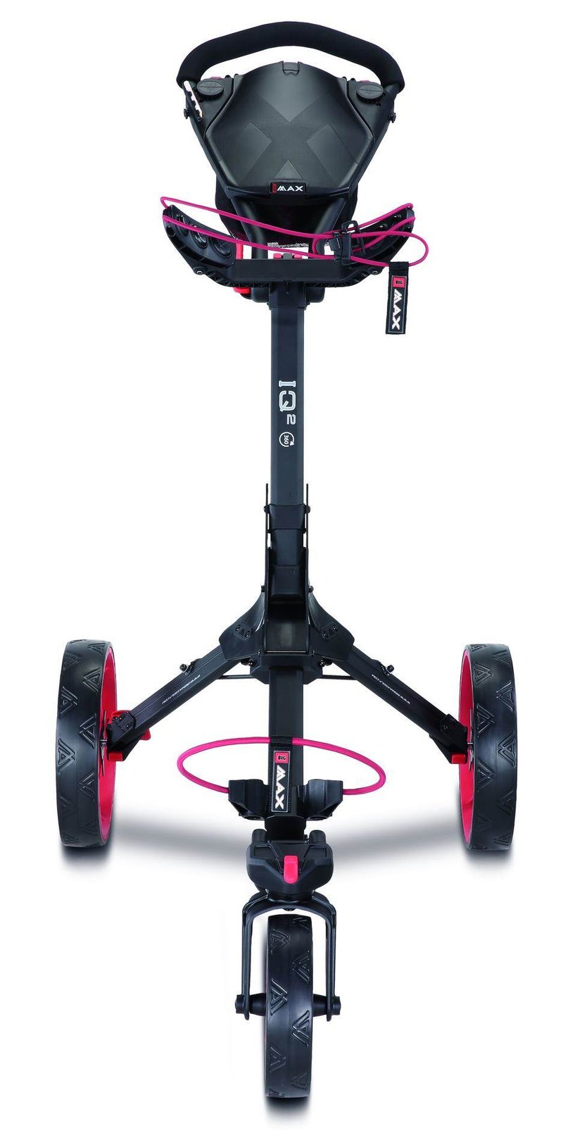 Big Max IQ2 360 Golf Trolley, phantom black/red
