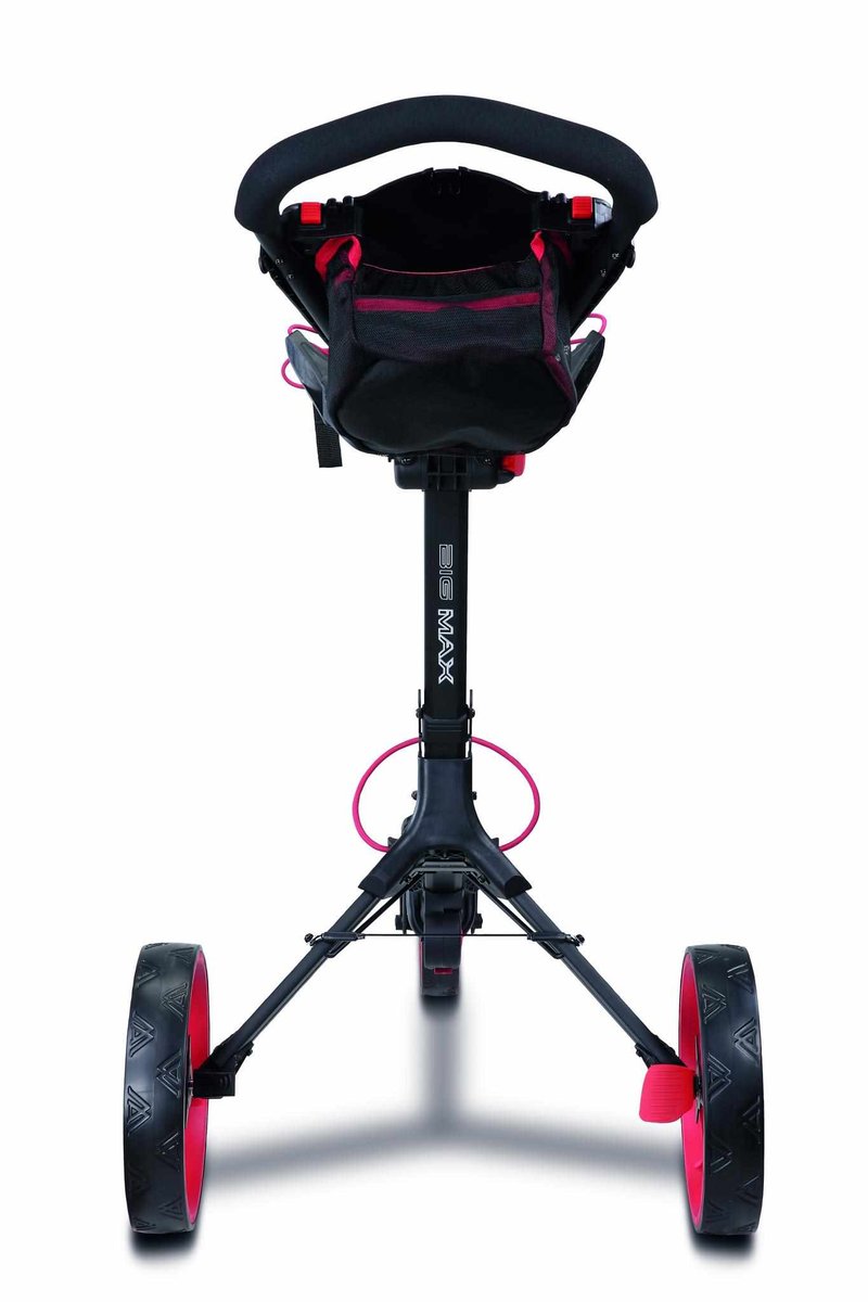 Big Max IQ2 360 Golf Trolley, phantom black/red