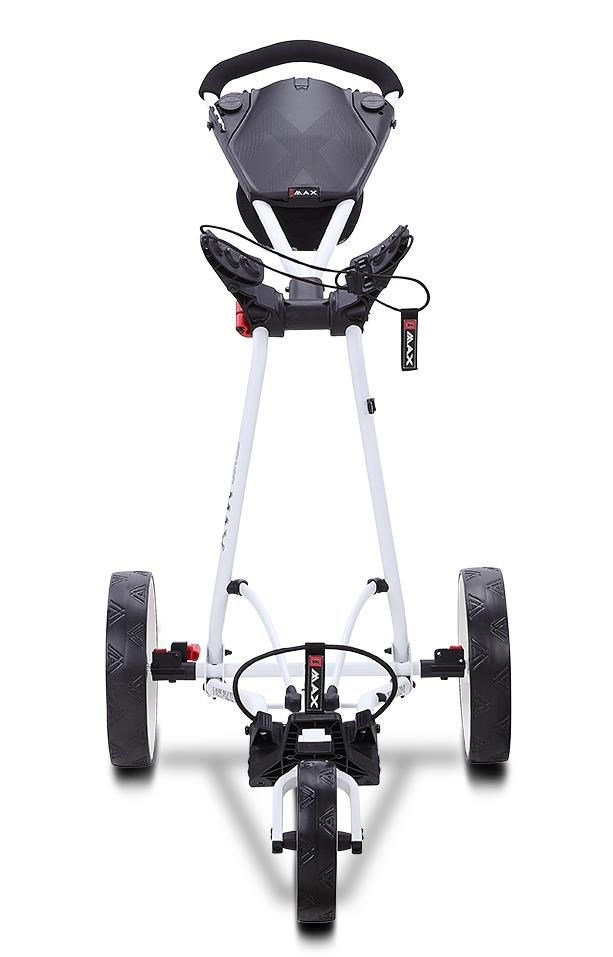 Big Max Autofold X2 Golftrolley, weiss