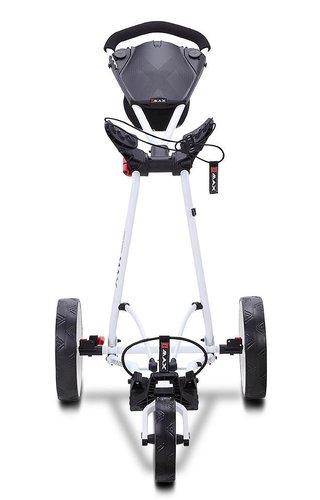 Big Max Autofold X2 Golftrolley, weiss