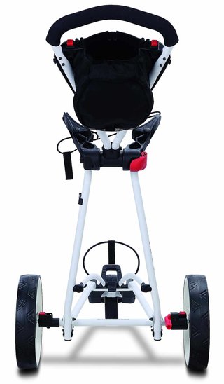 Big Max Autofold X2 Golftrolley, weiss