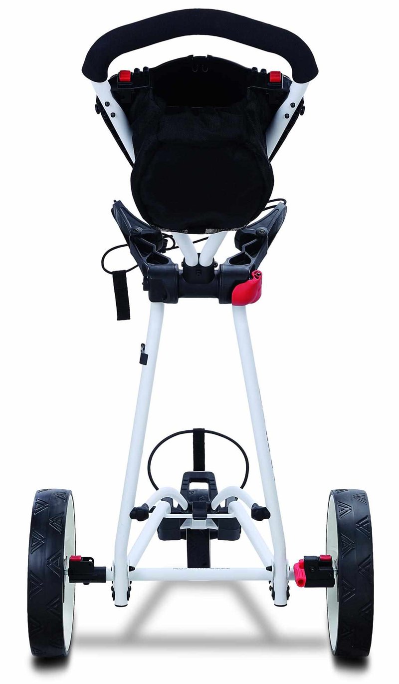 Big Max Autofold X2 Golftrolley, weiss