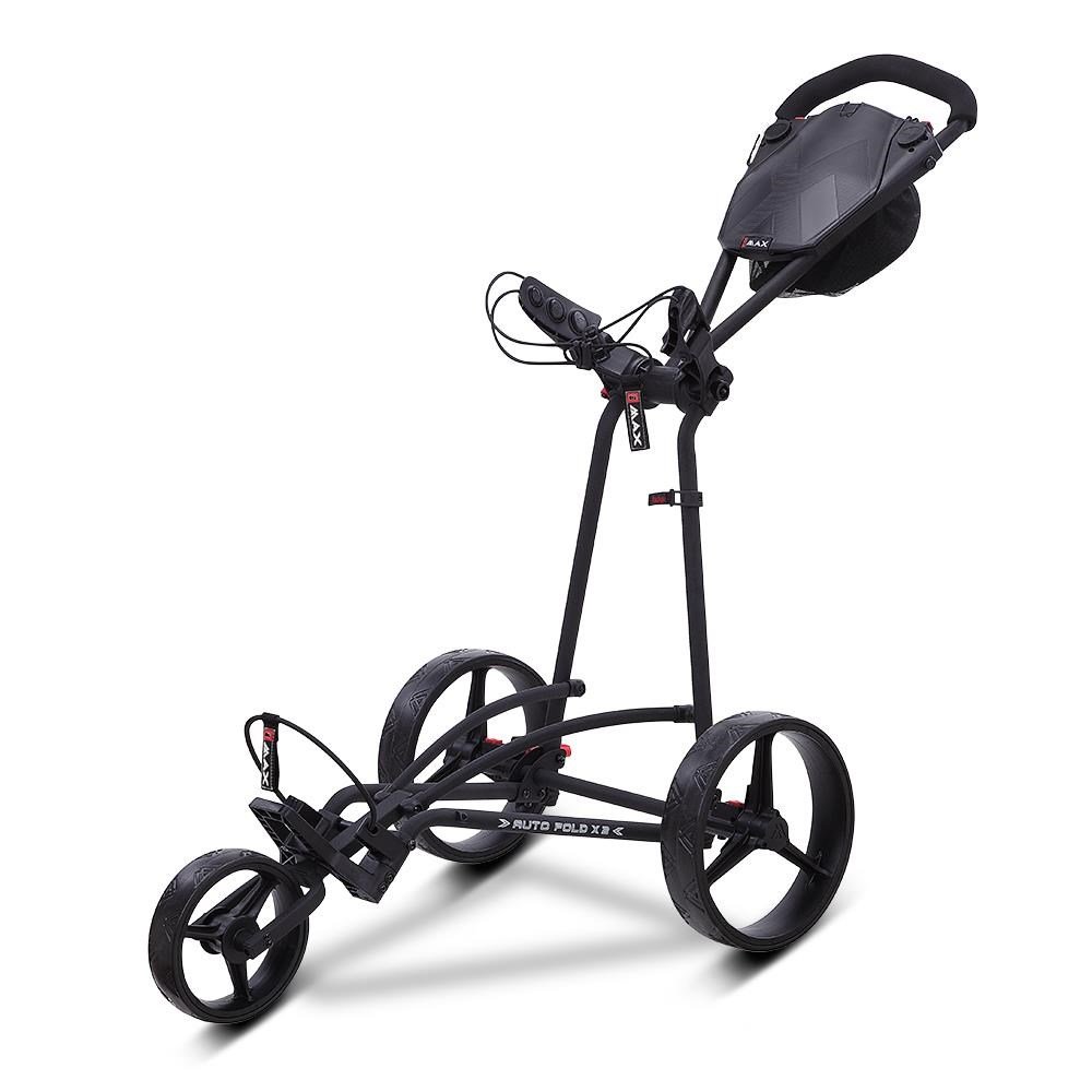 Big Max Autofold X2 Golftrolley, schwarz