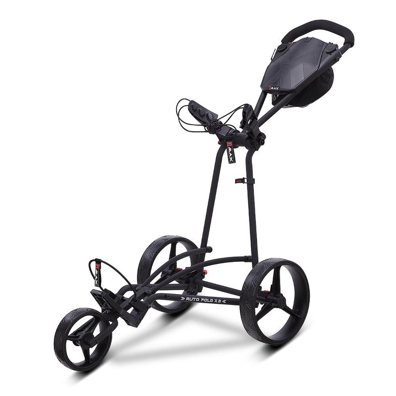 Big Max Autofold X2 Golftrolley, schwarz