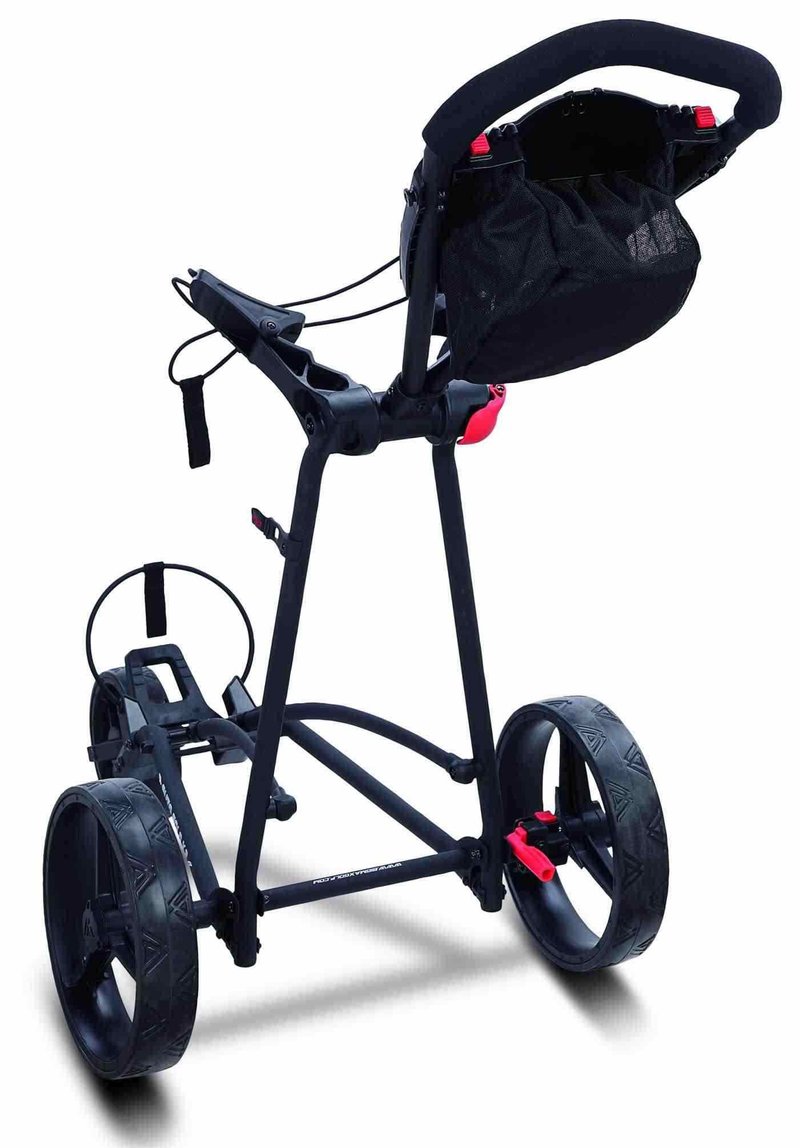 Big Max Autofold X2 Golftrolley, schwarz