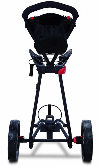 Big Max Autofold X2 Golftrolley, schwarz