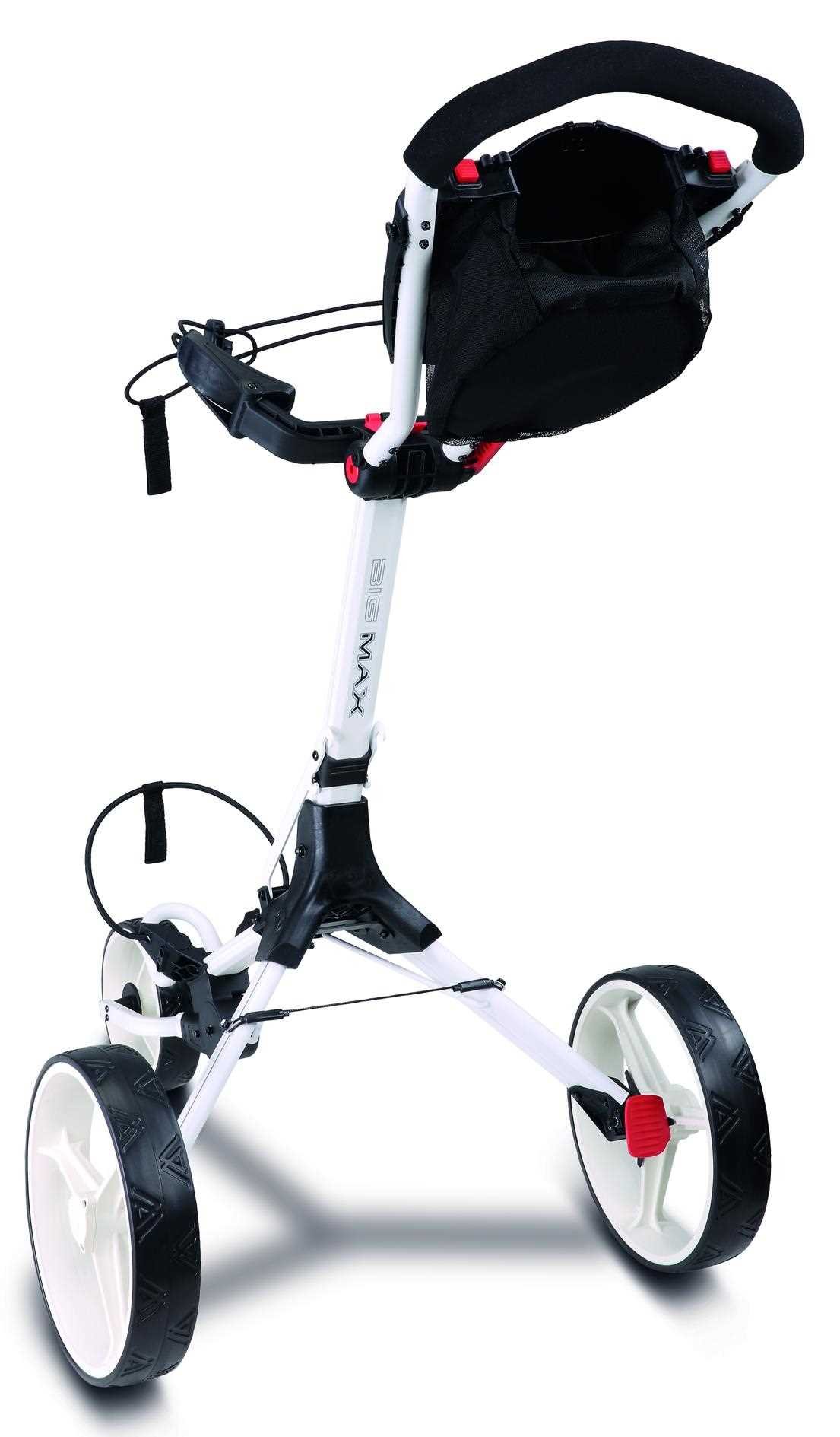Big Max IQ2 Golftrolley, weiss