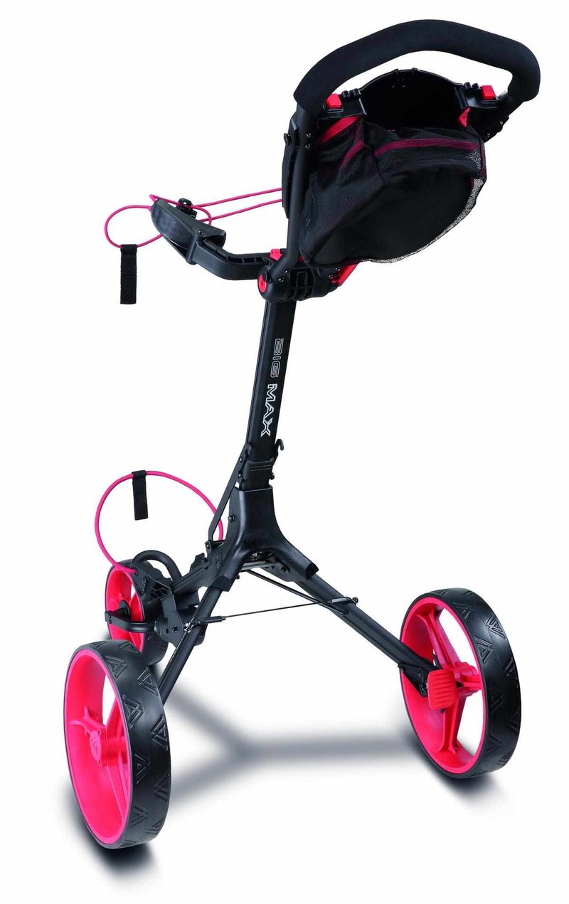 Big Max IQ2 Golftrolley, phantom black/red