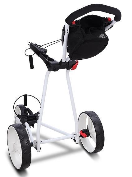 Big Max TI TWO Dreirad Golftrolley, weiss
