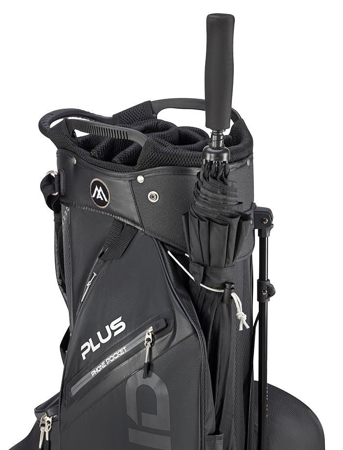 Big Max Dri Lite Hybrid Plus Standbag, schwarz