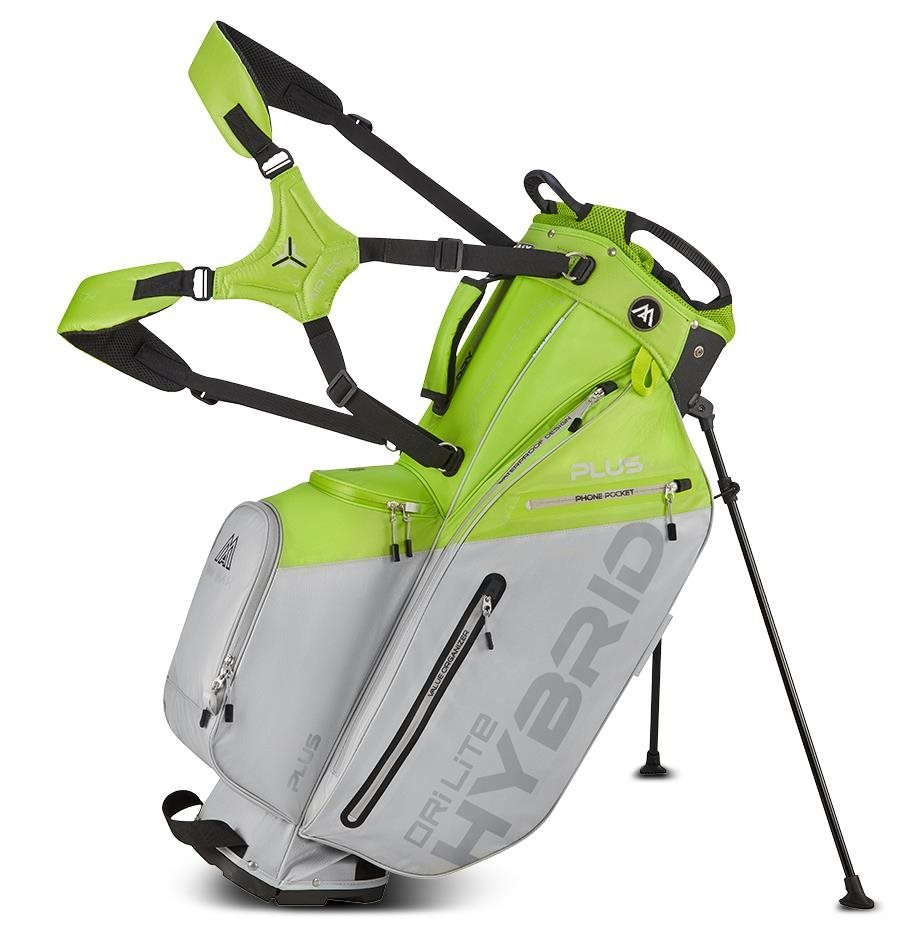 Big Max Dri Lite Hybrid Plus Standbag, silber/limette