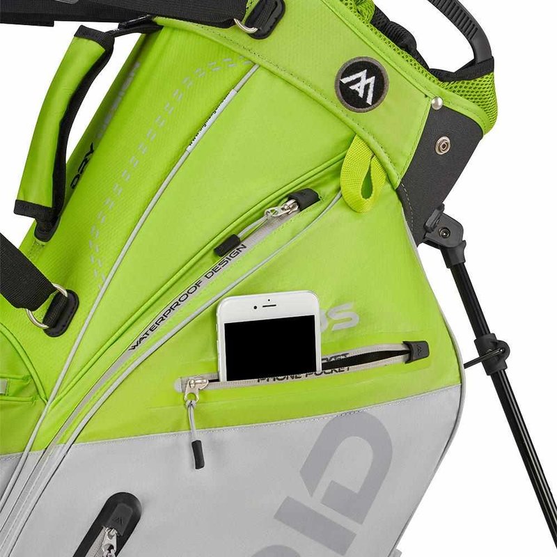Big Max Dri Lite Hybrid Plus Standbag, silber/limette