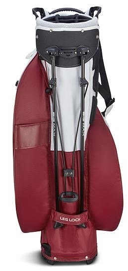Big Max Dri Lite Hybrid Plus Standbag, white/merlot