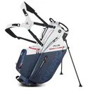 Big Max Dri Lite Hybrid Plus Standbag, weiss/dunkelblau/rot