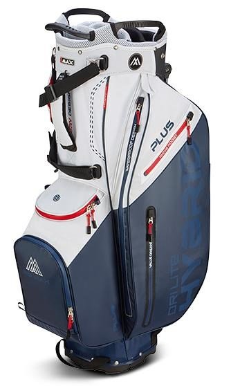 Big Max Dri Lite Hybrid Plus Standbag, weiss/dunkelblau/rot