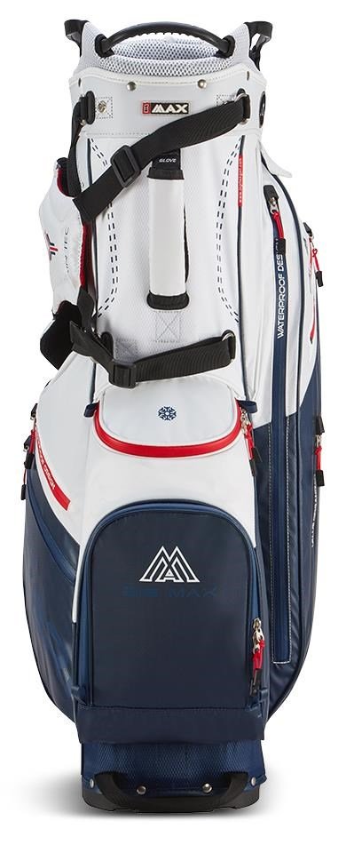 Big Max Dri Lite Hybrid Plus Standbag, weiss/dunkelblau/rot