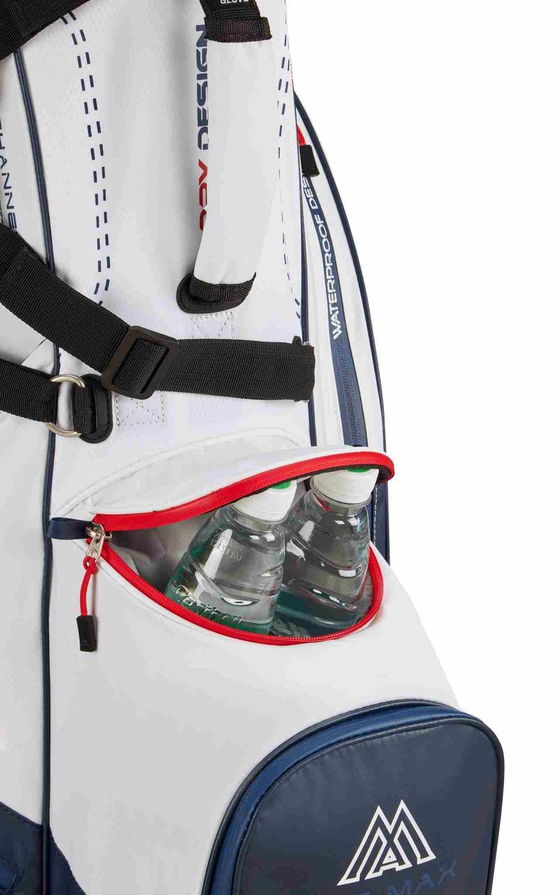 Big Max Dri Lite Hybrid Plus Standbag, weiss/dunkelblau/rot
